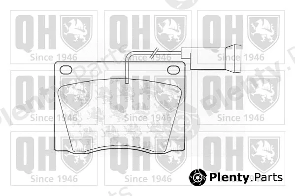 Quinton Hazell BP204 — Brake Pad Set, disc brake