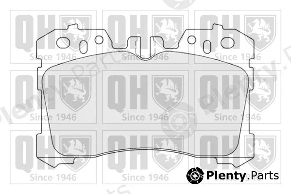 Quinton Hazell BP1723 — Brake Pad Set, disc brake