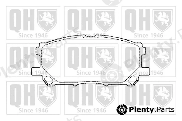 Quinton Hazell BP1467 — Brake Pad Set, disc brake