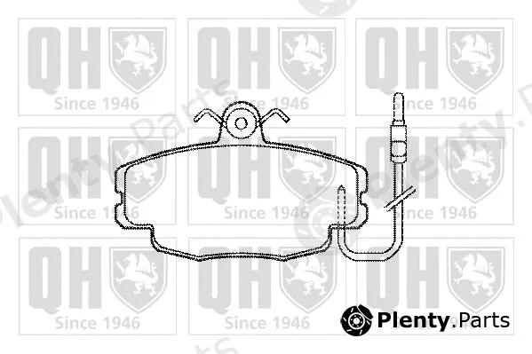 Quinton Hazell BP200 — Brake Pad Set, disc brake
