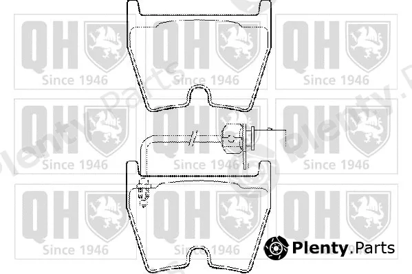 Quinton Hazell BP1491 — Brake Pad Set, disc brake