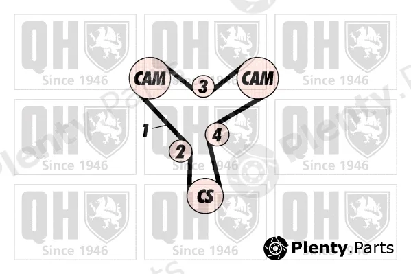 Quinton Hazell QBK461 — Timing Belt Kit