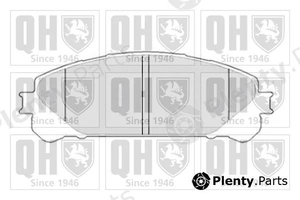 Quinton Hazell BP1812 — Brake Pad Set, disc brake