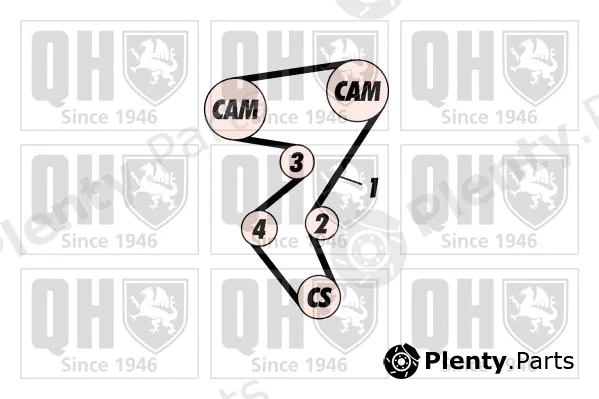 Quinton Hazell QBK332 — Timing Belt Kit