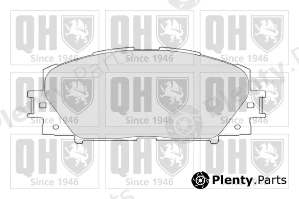 Quinton Hazell BP1682 — Brake Pad Set, disc brake