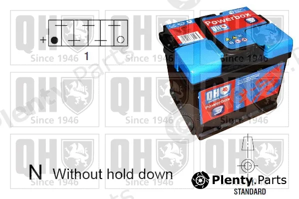 Quinton Hazell QBT1593 — Starter Battery PowerBox 3