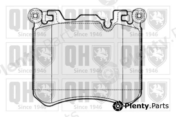 Quinton Hazell BP1759 — Brake Pad Set, disc brake