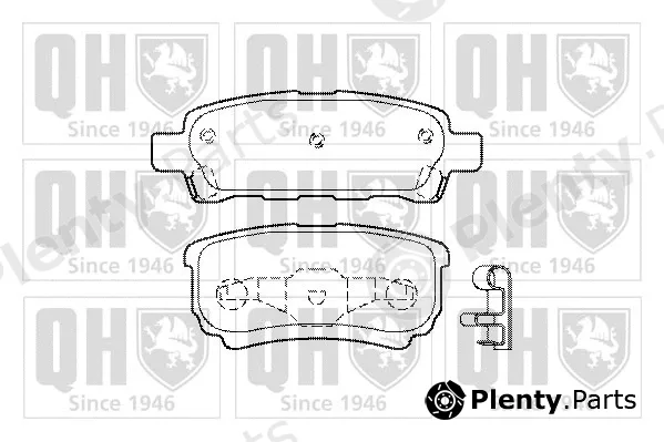 Quinton Hazell BP1448 — Brake Pad Set, disc brake