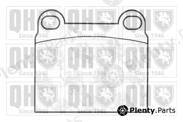 Quinton Hazell BP126 — Brake Pad Set, disc brake