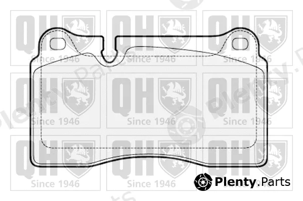 Quinton Hazell BP1566 — Brake Pad Set, disc brake
