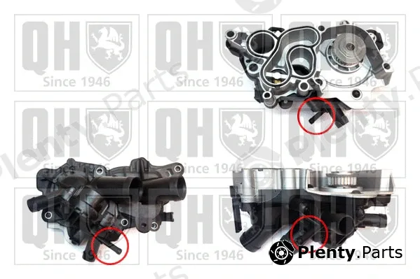 Quinton Hazell QCP3863BH2 — Water Pump, engine cooling