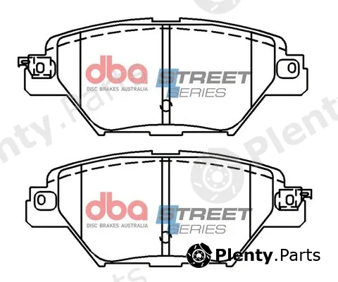 DBA Australia DB15076SS — Brake Pad Set, disc brake