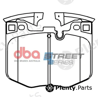 DBA Australia DB15107SS — Brake Pad Set, disc brake