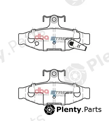 DBA Australia DB1106SS — Brake Pad Set, disc brake
