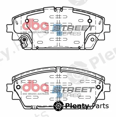 DBA Australia DB15046SS — Brake Pad Set, disc brake