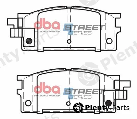 DBA Australia DB327SS — Brake Pad Set, disc brake