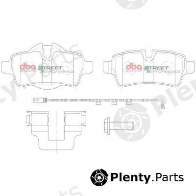 DBA Australia DB2214SP — High Performance Brake Pad Set