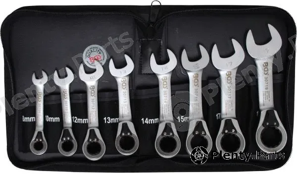 BGS 30720 — Ratchet Ring Open-ended Spanner Set