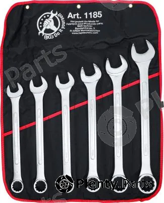 BGS 1185 — Spanner Set, ring/open ended BGS Do it yourself