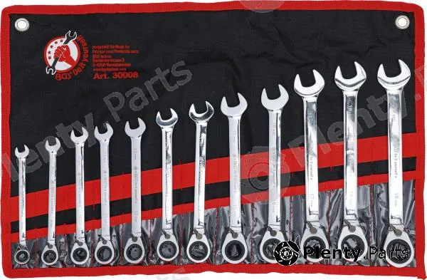 BGS 30008 — Ratchet Ring Open-ended Spanner Set BGS Do it yourself