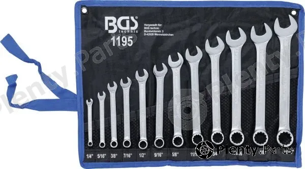BGS 1195 — Spanner Set, ring/open ended