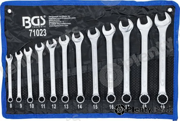 BGS 71023 — Spanner Set, ring/open ended