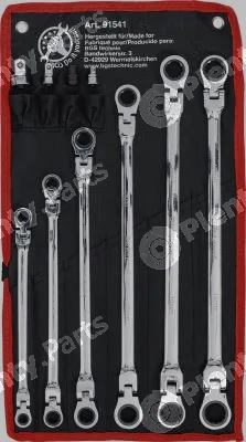 BGS 91541 — Double Articulated Wrench Set BGS Do it yourself