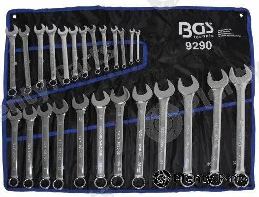 BGS 9290 — Spanner Set, ring/open ended