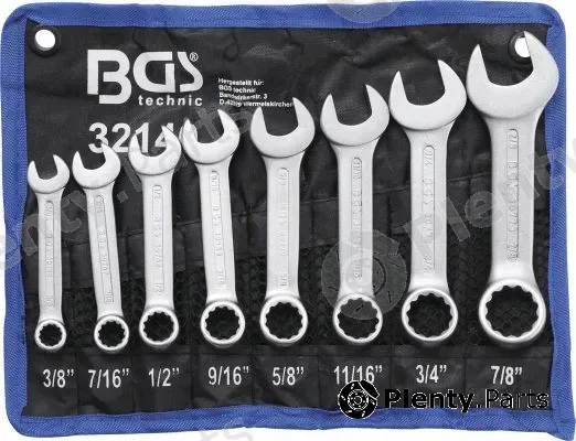 BGS 32140 — Spanner Set, ring/open ended
