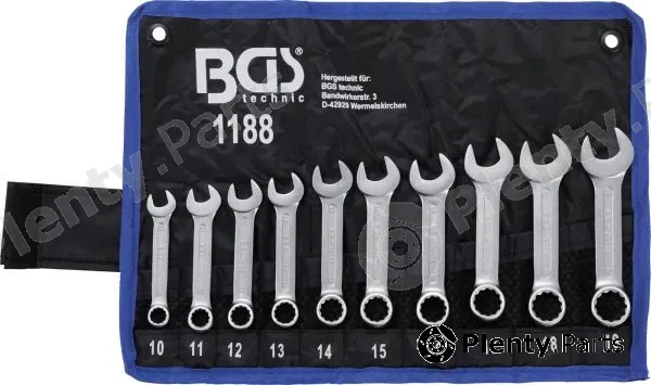 BGS 1188 — Spanner Set, ring/open ended