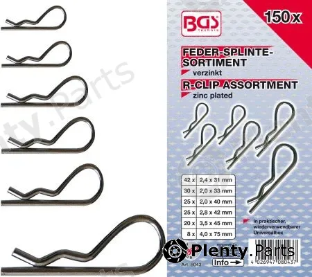 BGS 8043 — Assortment, cotter pins