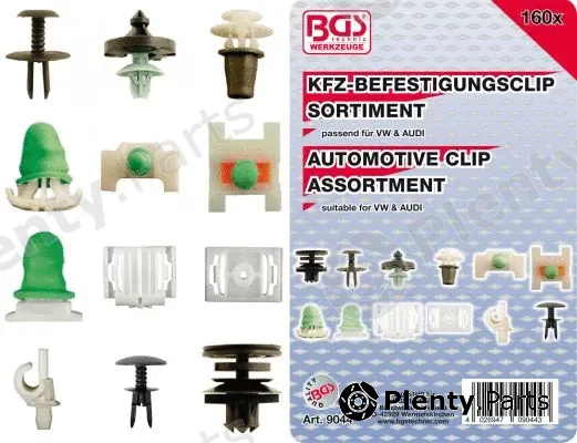 BGS 9044 — Retaining Clip Set, body
