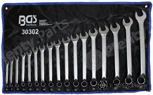 BGS 30302 — Spanner Set, ring/open ended
