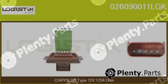 LGK 026090011LGK — Resistor, interior blower