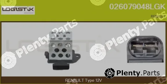 LGK 026079048LGK — Series resistor, electric motor (radiator fan)