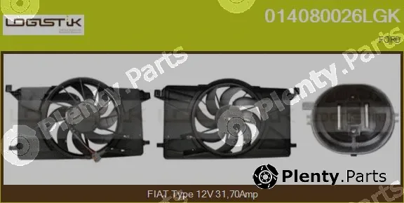 LGK 014080026LGK — Electric Motor, radiator fan