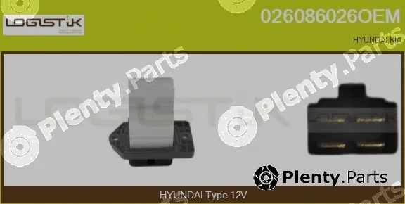 LGK 026086026OEM — Resistor, interior blower