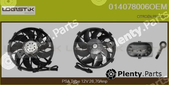 LGK 014078006OEM — Electric Motor, radiator fan