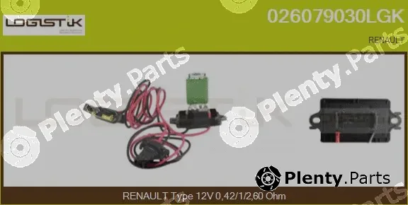 LGK 026079030LGK — Resistor, interior blower