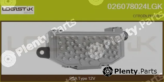 LGK 026078024LGK — Resistor, interior blower