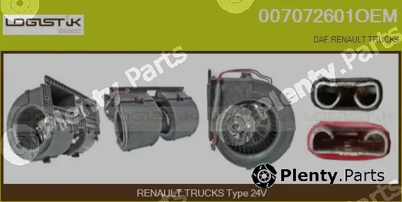 LGK 007072601OEM — Interior Blower