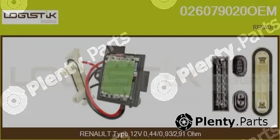 LGK 026079020OEM — Resistor, interior blower
