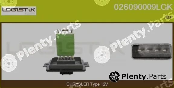 LGK 026090009LGK — Resistor, interior blower