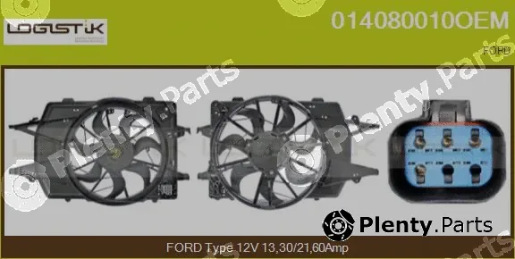 LGK 014080010OEM — Electric Motor, radiator fan