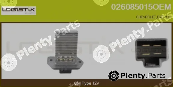 LGK 026085015OEM — Resistor, interior blower