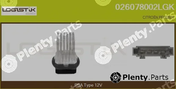 LGK 026078002LGK — Resistor, interior blower