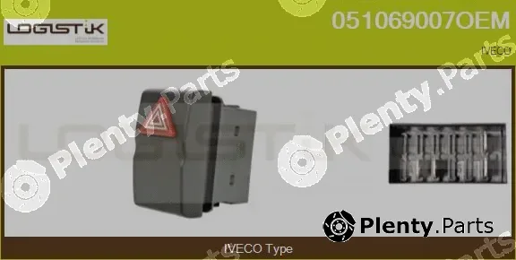 LGK 051069007OEM — Hazard Warning Light Switch