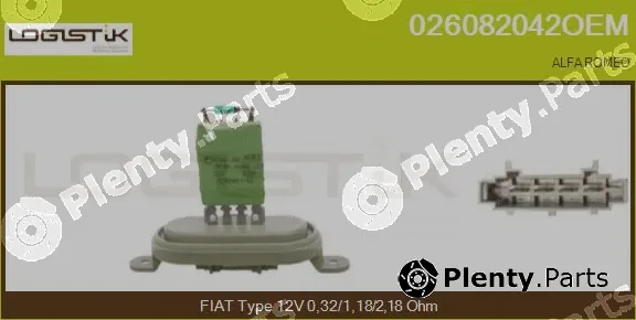 LGK 026082042OEM — Resistor, interior blower