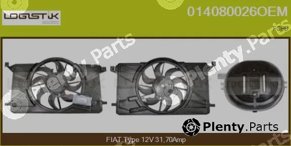 LGK 014080026OEM — Electric Motor, radiator fan