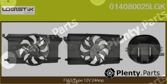 LGK 014080025LGK — Electric Motor, radiator fan